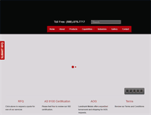 Tablet Screenshot of landmarkmetals.com